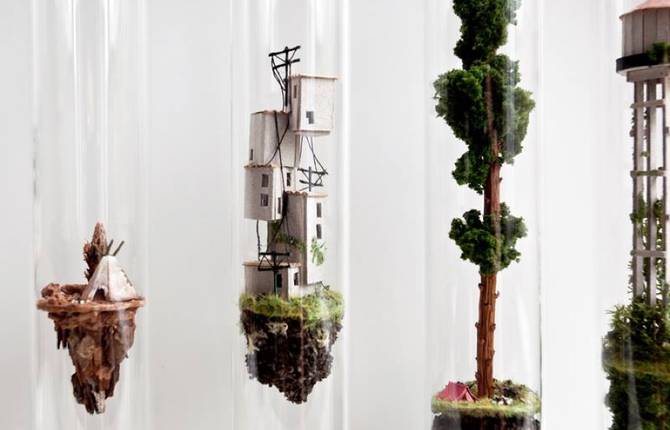 Vertical Dwellings in Glass Test Tubes