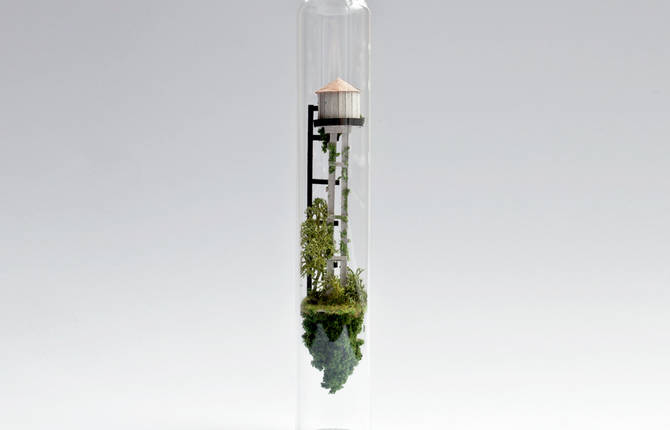 Vertical Dwellings in Glass Test Tubes