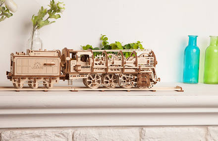 Wooden Hand-Assembled Mechanical Models