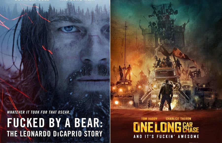 Honest Movie Posters of the Oscars 2016 Nominees