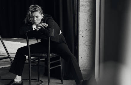 Kate Moss Unphotoshoped Portraits by Peter Lindbergh