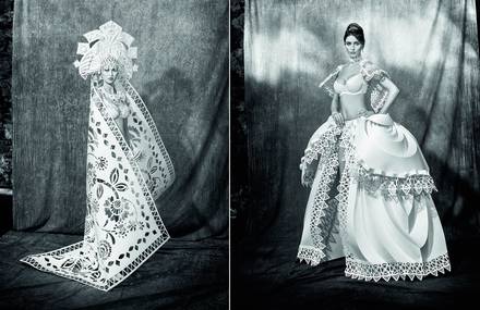 Intricate Paper Wedding Dresses