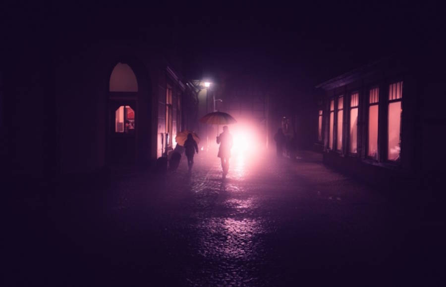 Street Photography of Rainy Nights