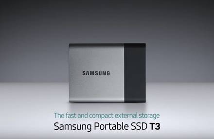 Samsung Portable SSD T3 Storage Ad