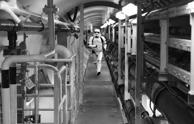 Star Wars Recreated at Offshore Drilling Rig