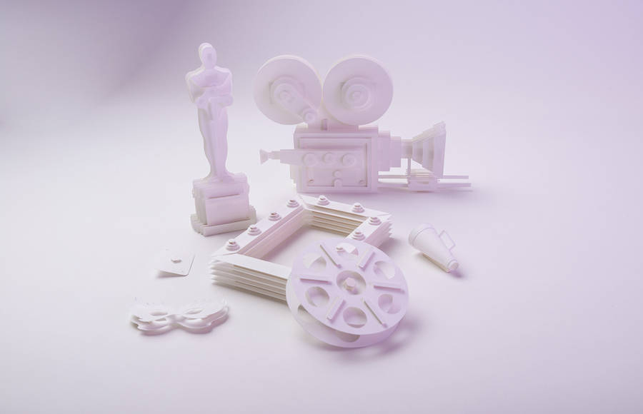 Cinema & Performance-Themed Paper Sculptures