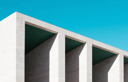 Minimalist Blue Architectural Photographs