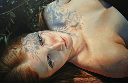 Hyperrealistic Paintings of Women Faces