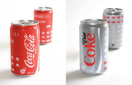 Coca-Cola Space Invaders Cans Edition
