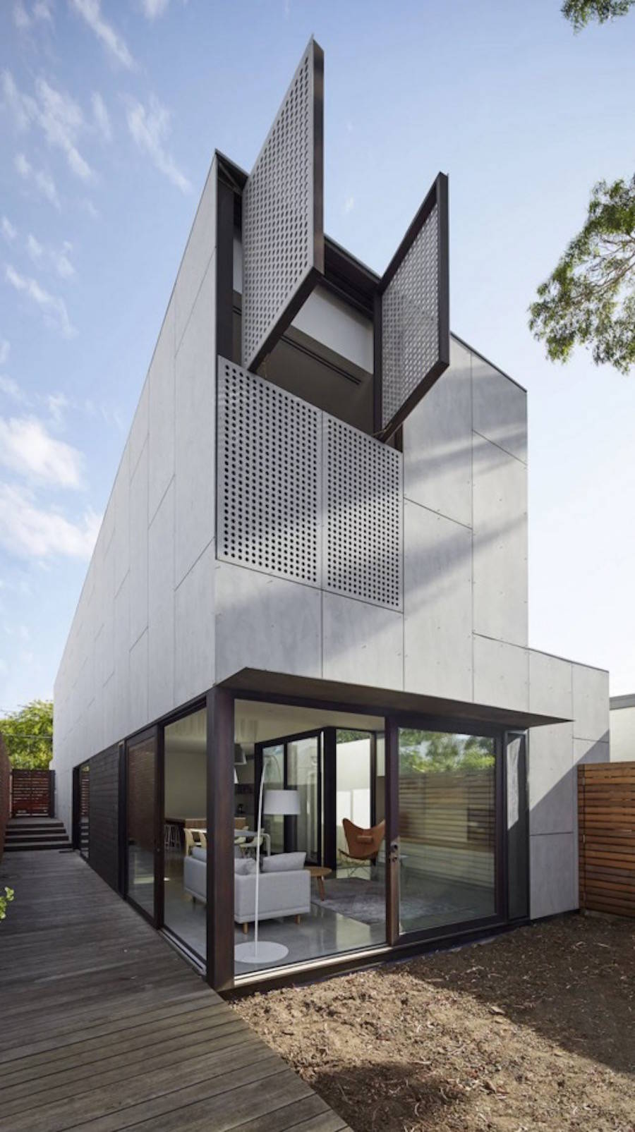 Μονοκατοικία με εμφανές σκυρόδεμα (Concrete Wall) Αναζ. για...