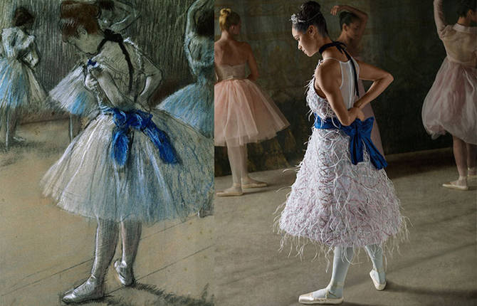 Edgar Degas Paintings recreated as Sculptures of Dancers