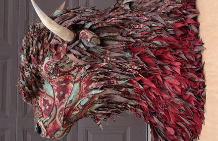 Upholstered Faux Taxidermy of Animals