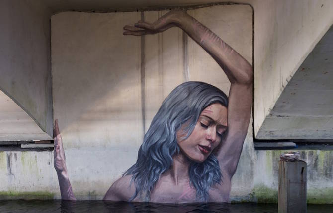 New Women Portraits in Unexpected Places by Hula