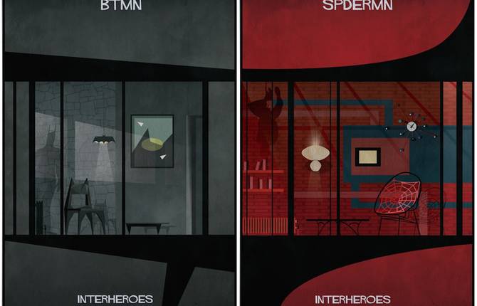 The Interiors of Superheroes