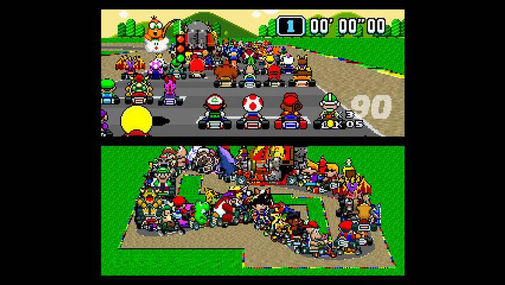 Super Mario Kart with 101 players
