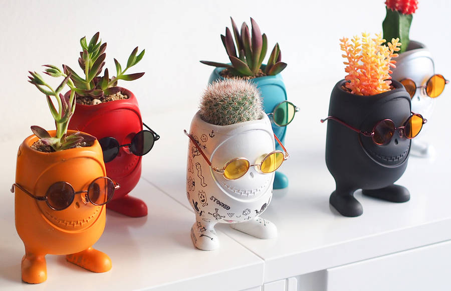 Customizable Monsters Planters