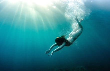 Dreamlike Underwater Nude Portraits