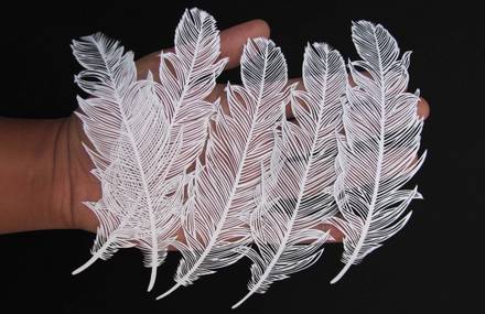 Stunning Paper Cut Art from One Sheet of Paper