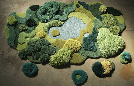 Wool Rug Artworks Tribute to Nature