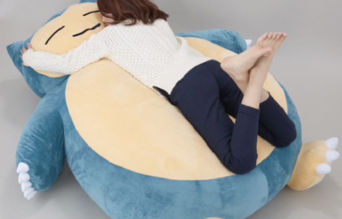 Big Snorlax Pokémon Cushion