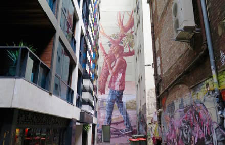 New Stunning Mural in Melbourne by Fintan Magee