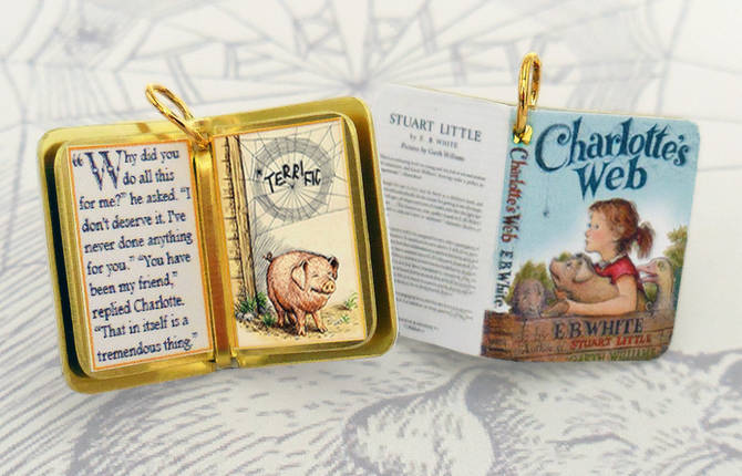 Miniature Classic Books Charms