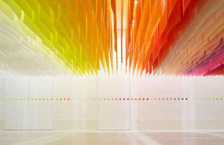 Colorful Installation in Tokyo by Emmanuelle Moureaux