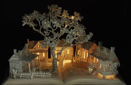 Enchanting Book Sculptures Inspired by Fairy Tales