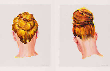 Fluid and Precise Hairstyles Oil Portraits