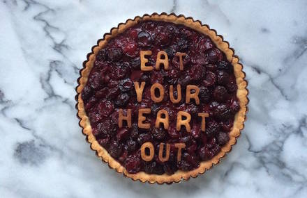 Breakup Quotes baked into Deserts