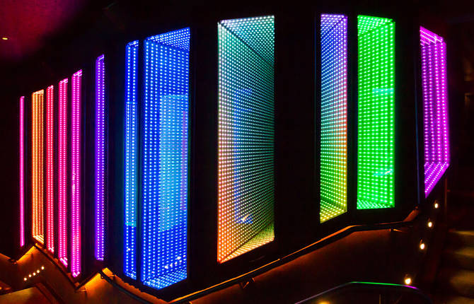 Colorful Interactive Digital Installations