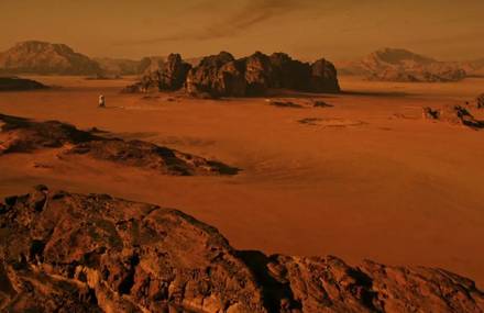 The Martian: Miniature Astronaut in a Maximal Landscape