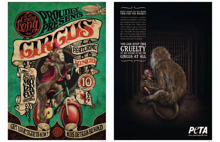 The Cruel Fate of Circus Animals PETA Ads