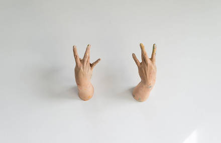 Hyperrealistic Human Hands Sculptures