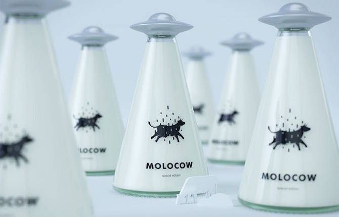 Funny UFO Milk Packaging Concept
