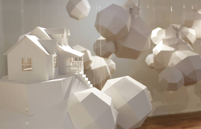 Dream House Paper Installation