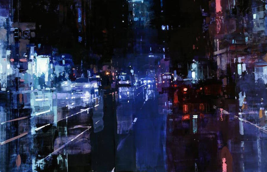 New Cityscapes Oil Paintings by Jeremy Mann