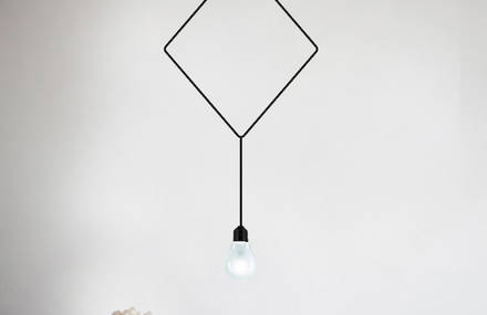 Minimalistic Sculptural Pendant Lamps