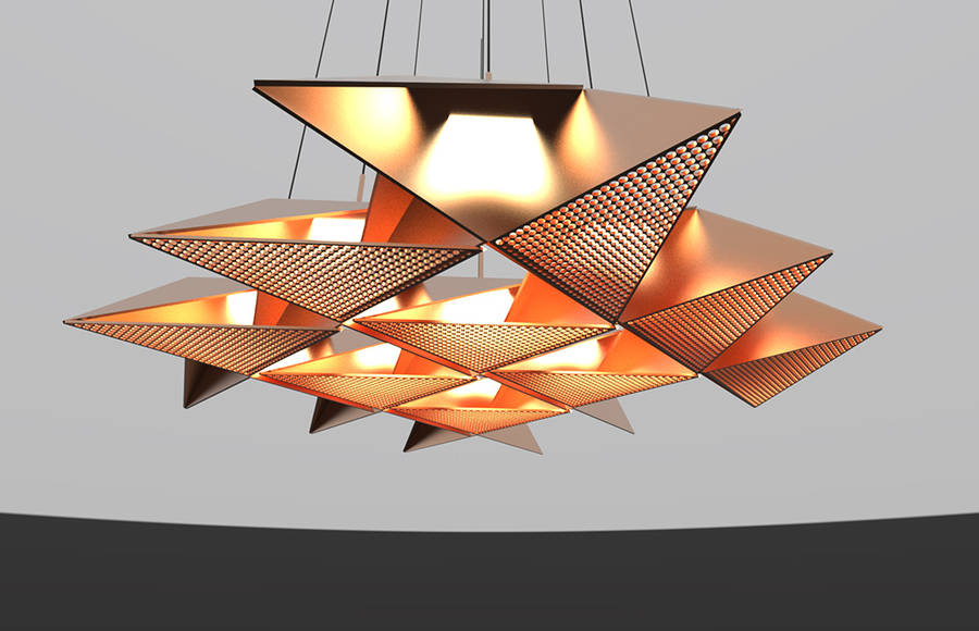 Resch Origami Lighting Series