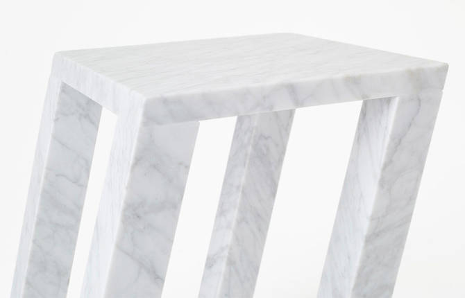 Sway Marble Tables by Nendo