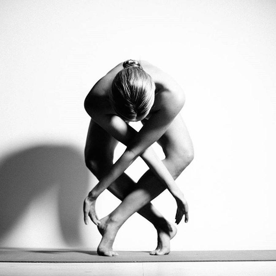 Nude Yoga Positions 33