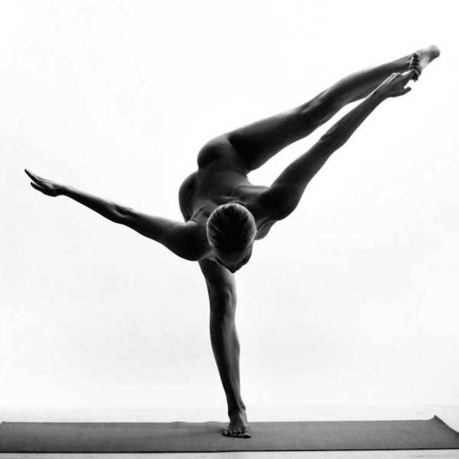 Nude Yoga Positions 20