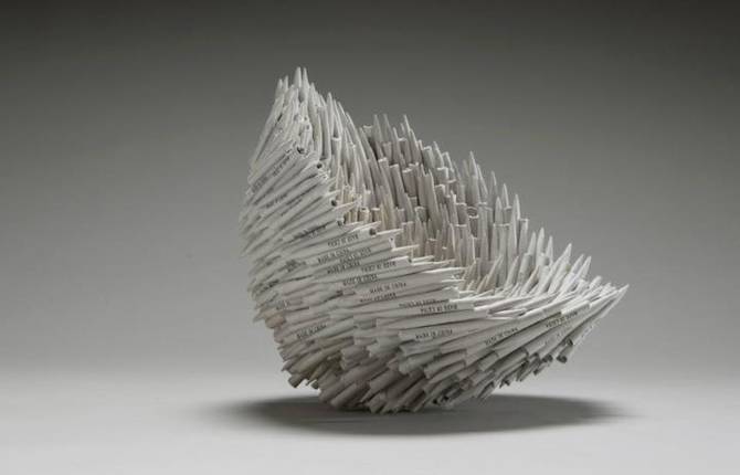 Amazing Book Sculptures by Jacqueline Rush Lee