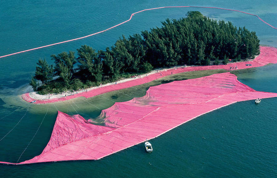 Sublime Pink Islands Installation in Miami