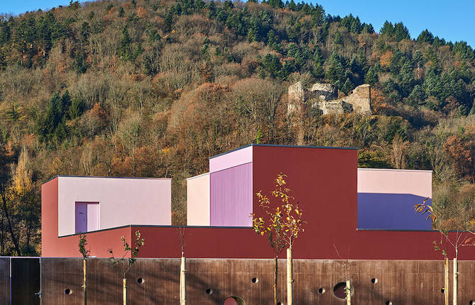 Colorful Day Nursery in Vosges Mountains