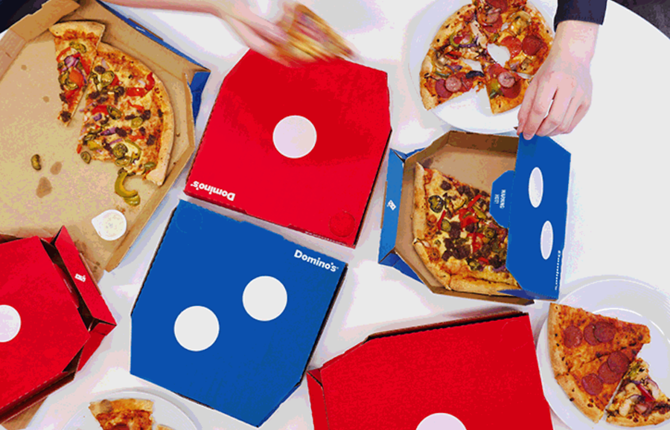 Domino New Box Design for Domino’s Pizza