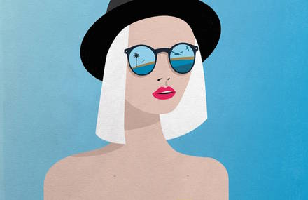 Pop and Colorful Illustrations by Irina Kruglova