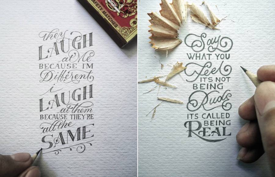 Great Hand Lettered Quotes by Dexa Muamar