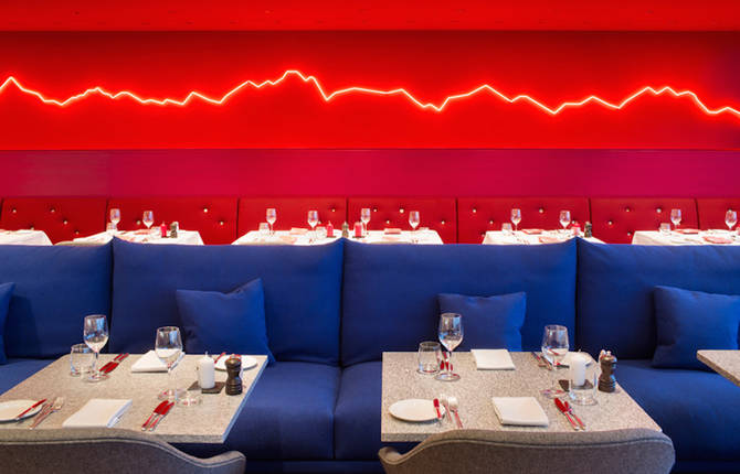 Modern Restaurant Paying Tribute to Swiss Landscape