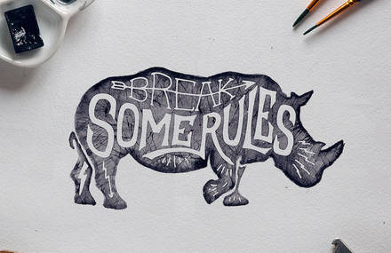 Accurate Watercolor Animals with Powerful Quotes